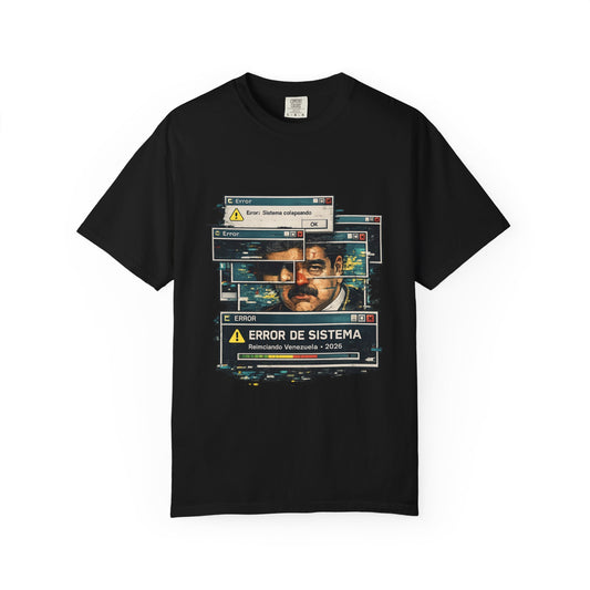 Error de Sistema T-Shirt — Retro Glitch Tech Graphic Tee