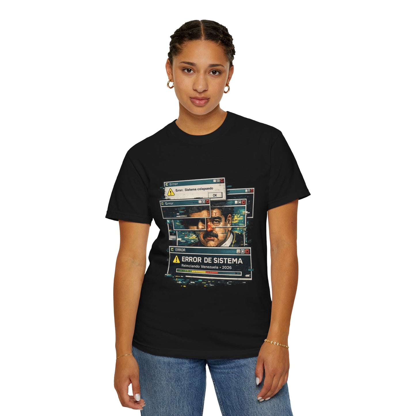 Error de Sistema T-Shirt — Retro Glitch Tech Graphic Tee