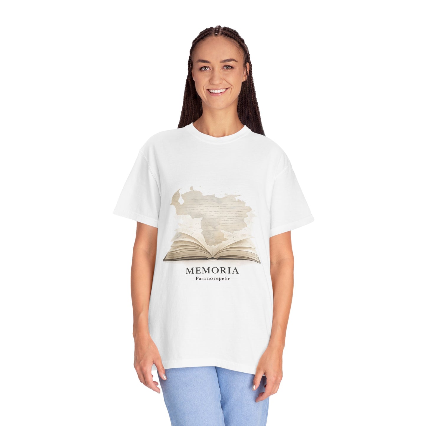 Memoria Book Graphic T-Shirt — Open Book Vintage Literary Tee
