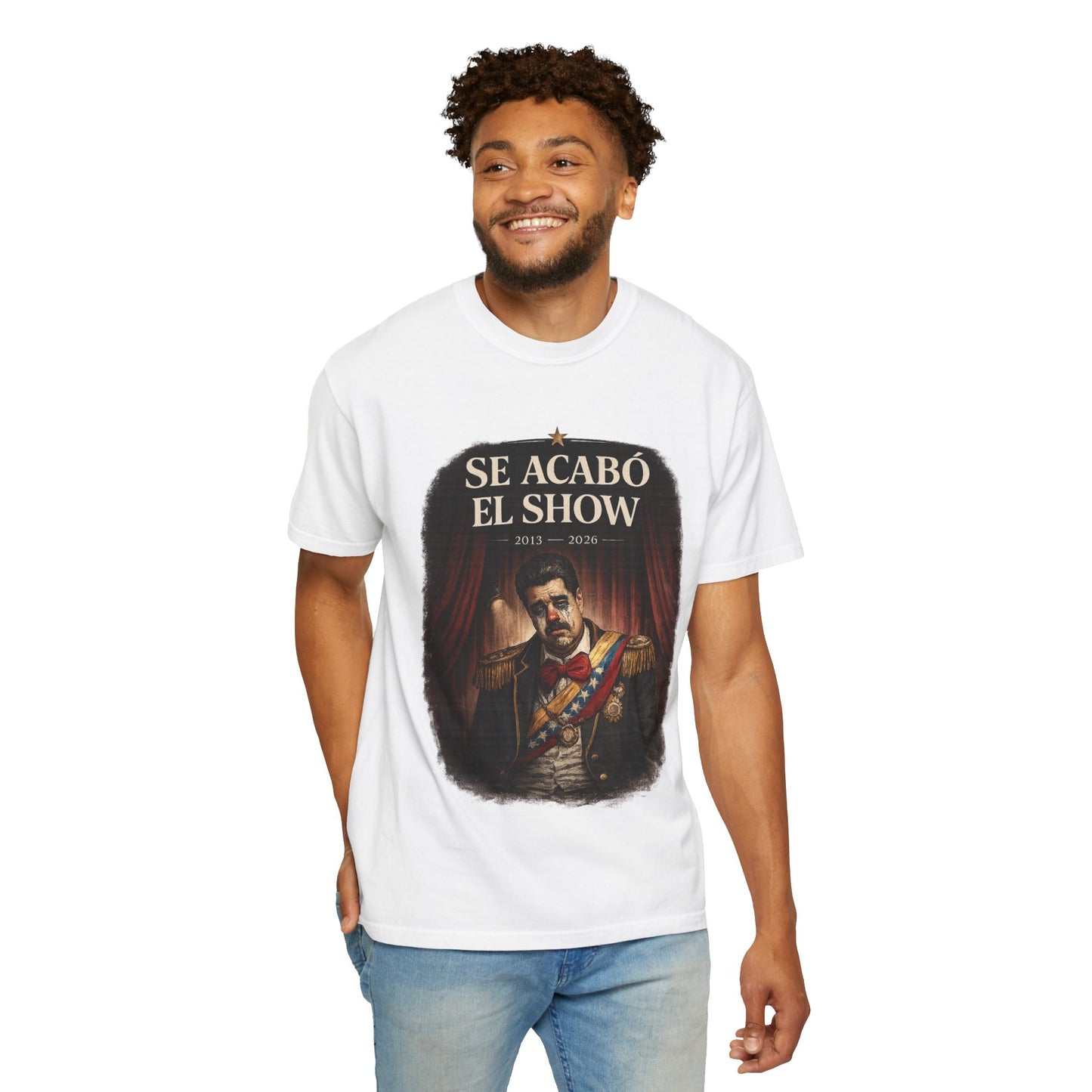 Se Acabó El Show T-Shirt — Vintage Portrait Graphic Tee
