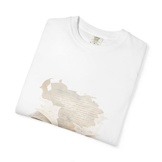 Memoria Book Graphic T-Shirt — Open Book Vintage Literary Tee