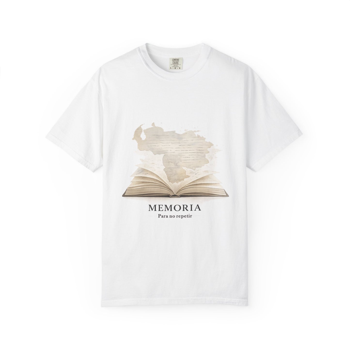 Memoria Book Graphic T-Shirt — Open Book Vintage Literary Tee
