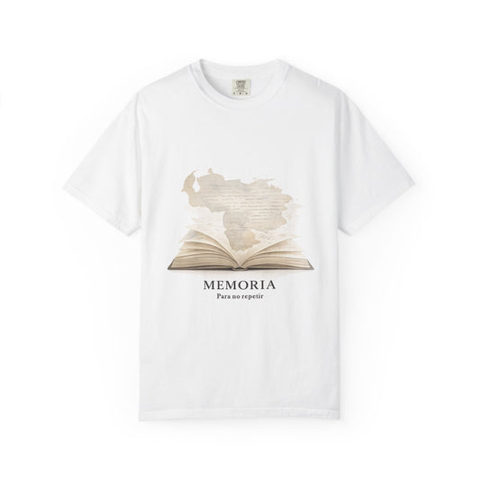 Memoria Book Graphic T-Shirt — Open Book Vintage Literary Tee