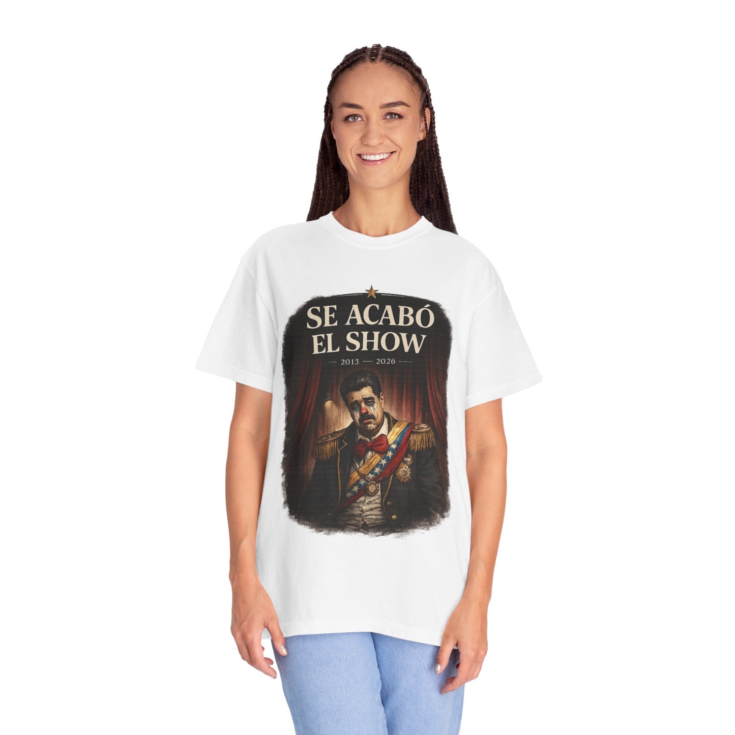 Se Acabó El Show T-Shirt — Vintage Portrait Graphic Tee